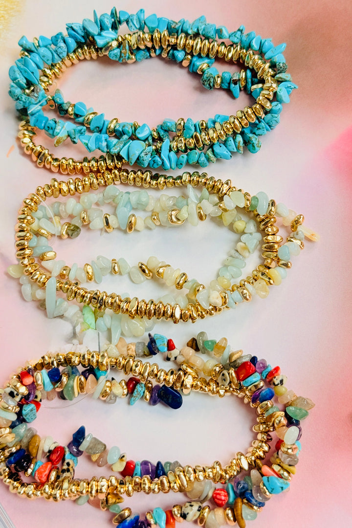 Golden Earth Gem Stack