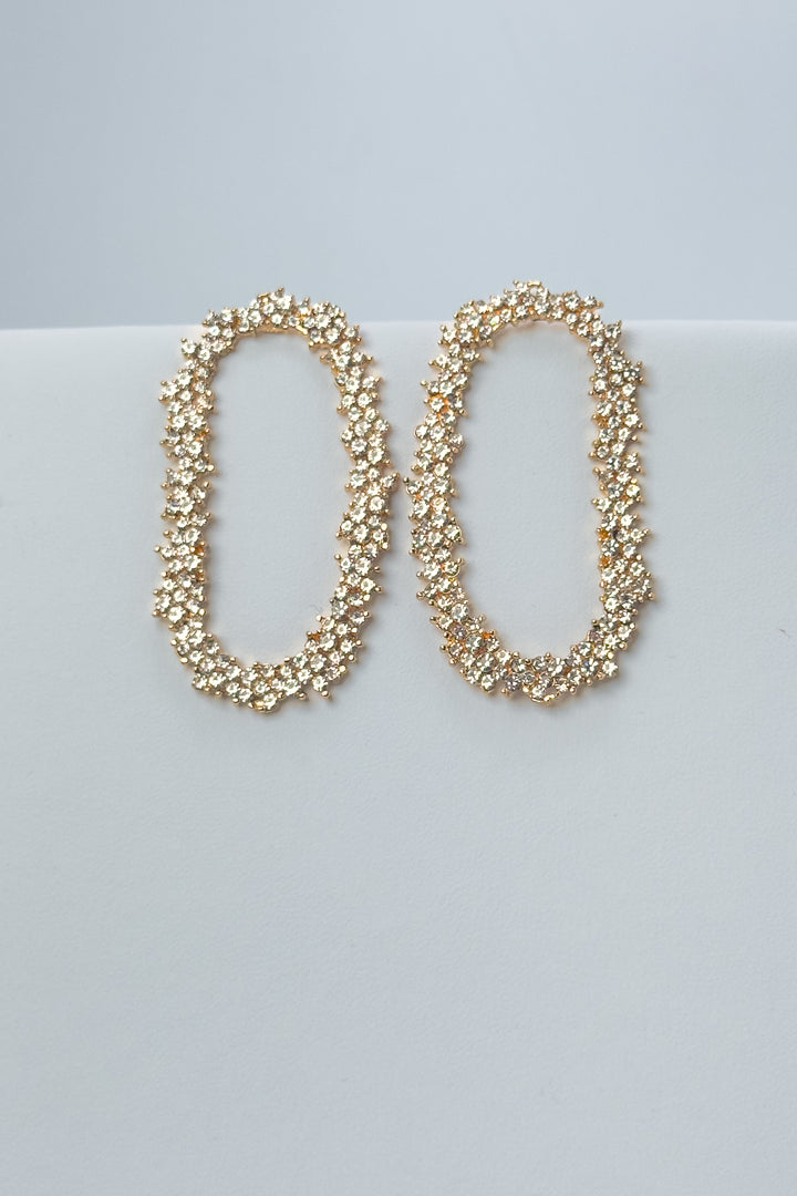 The Colette Rhinestone Drop Earrings