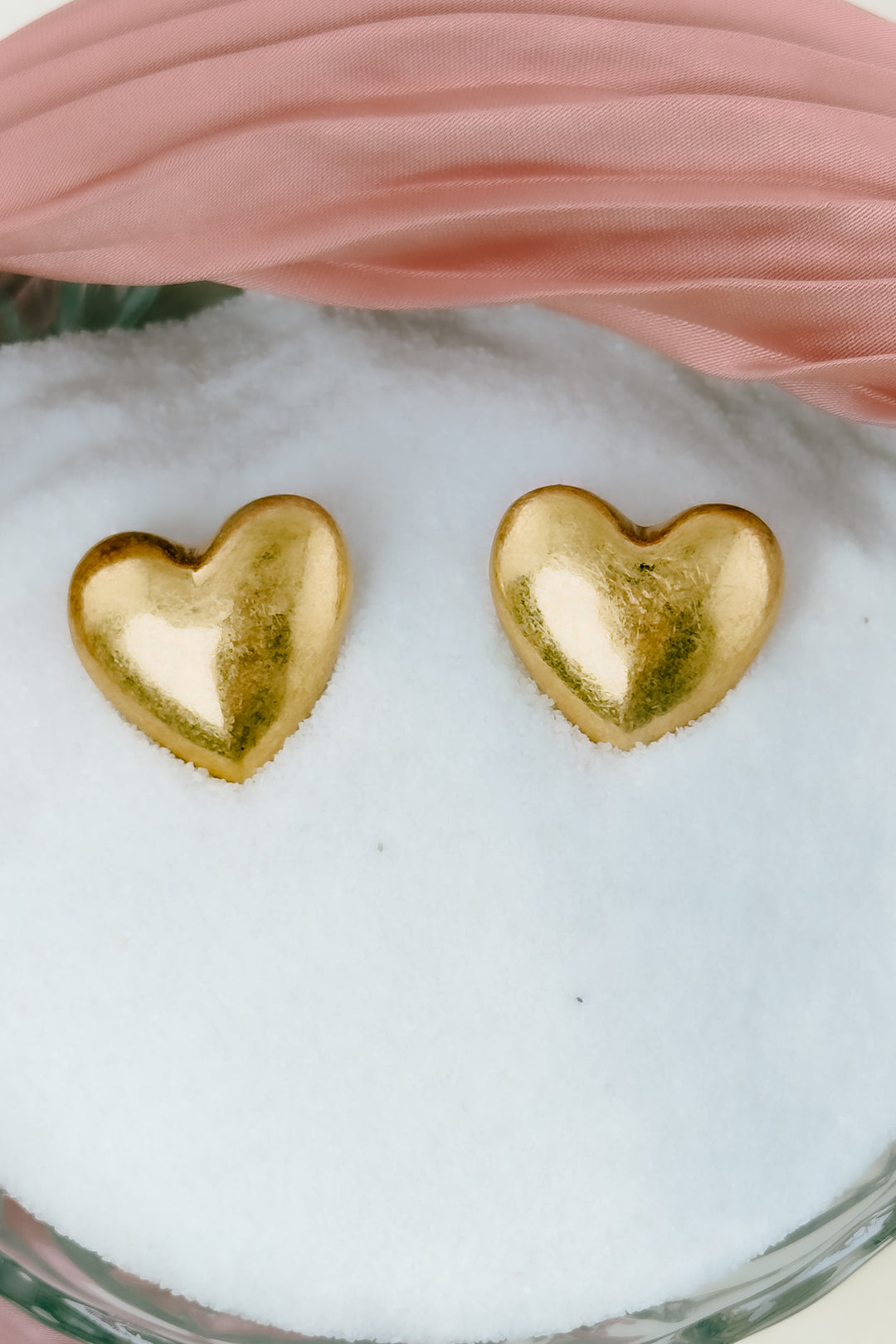 The Evelyn Heart Studs