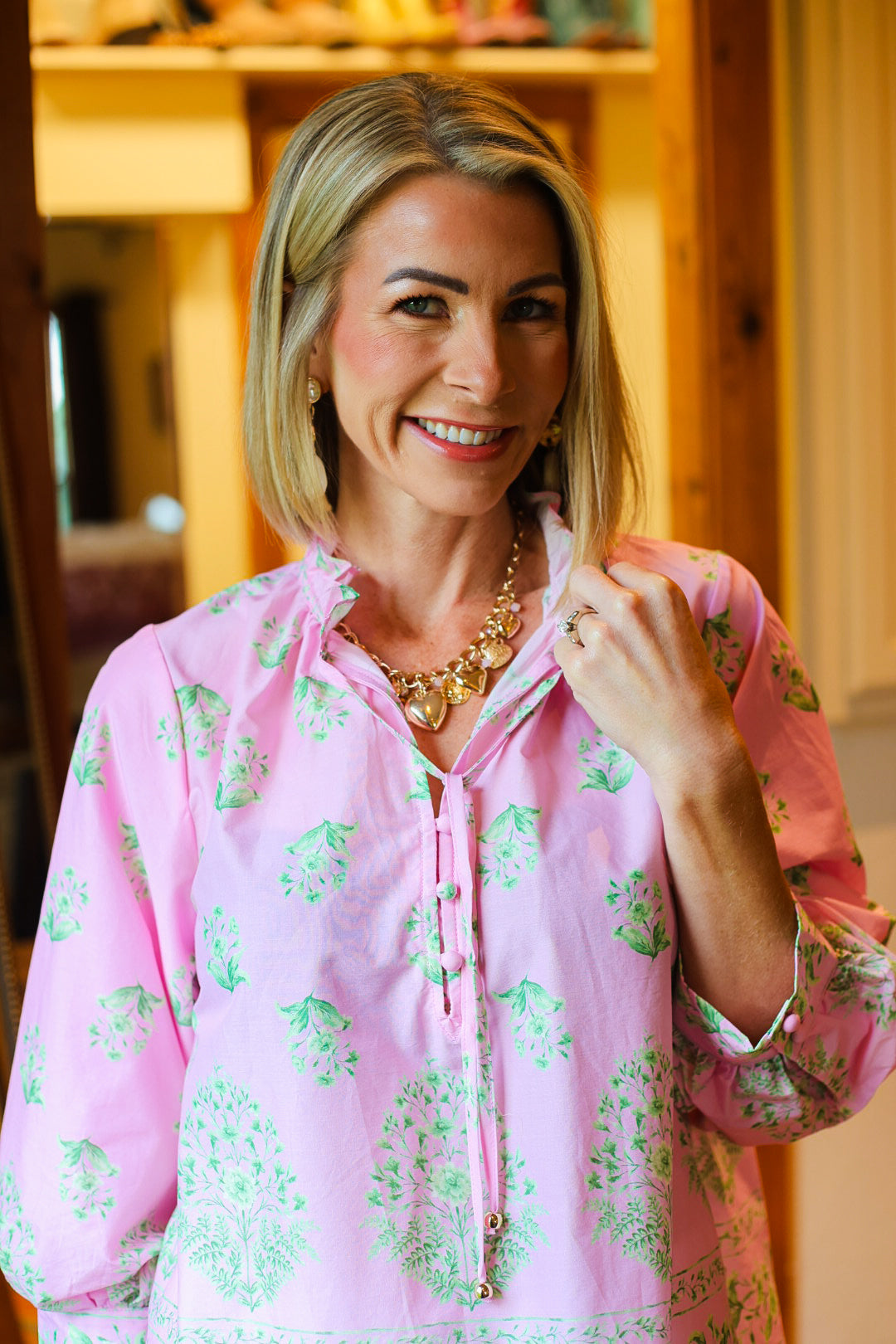 The Sweet Magnolia Blouse – Pink