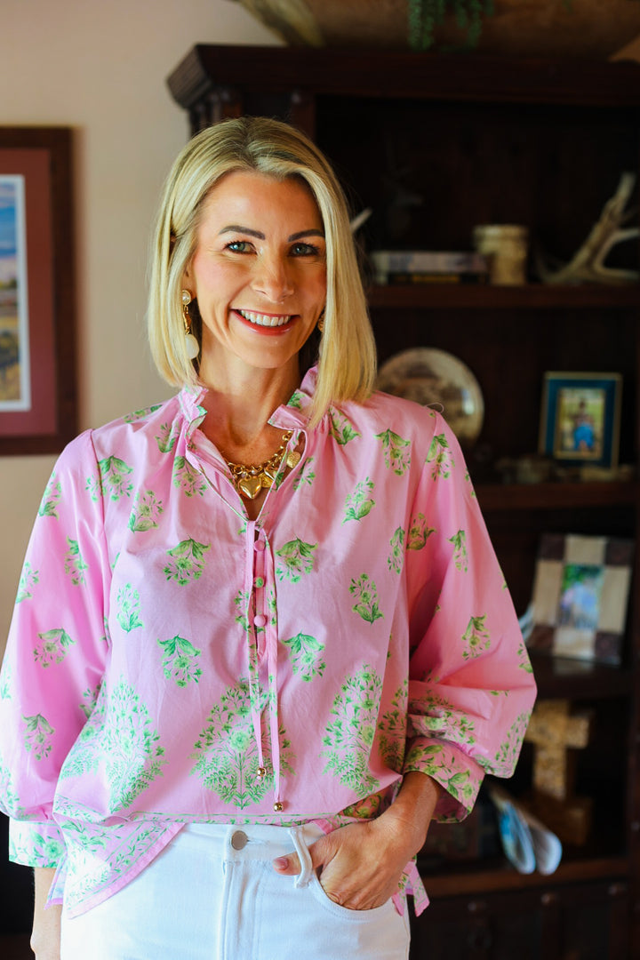 The Sweet Magnolia Blouse – Pink