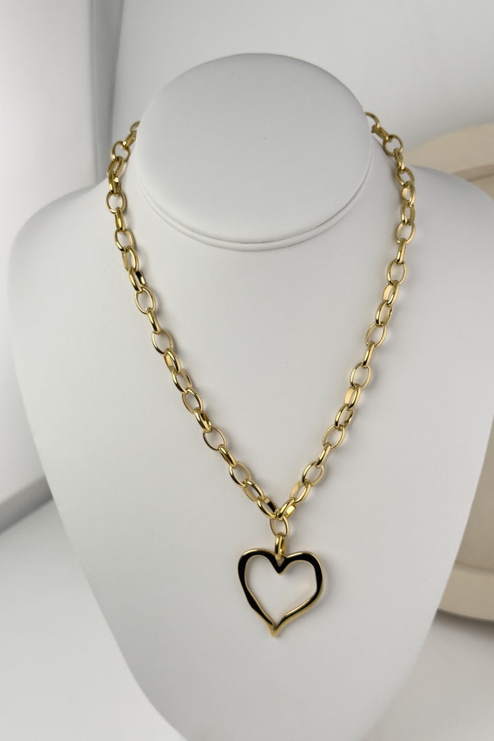 The Heart Chain Necklace