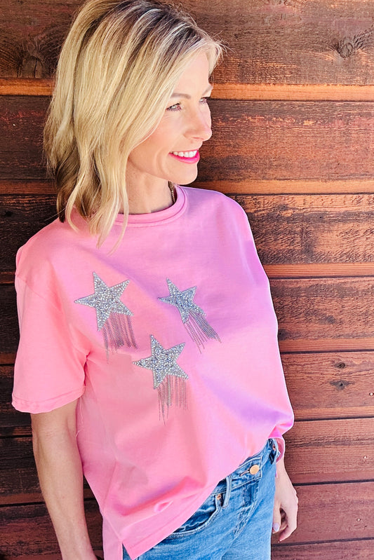 Pink Star Tee