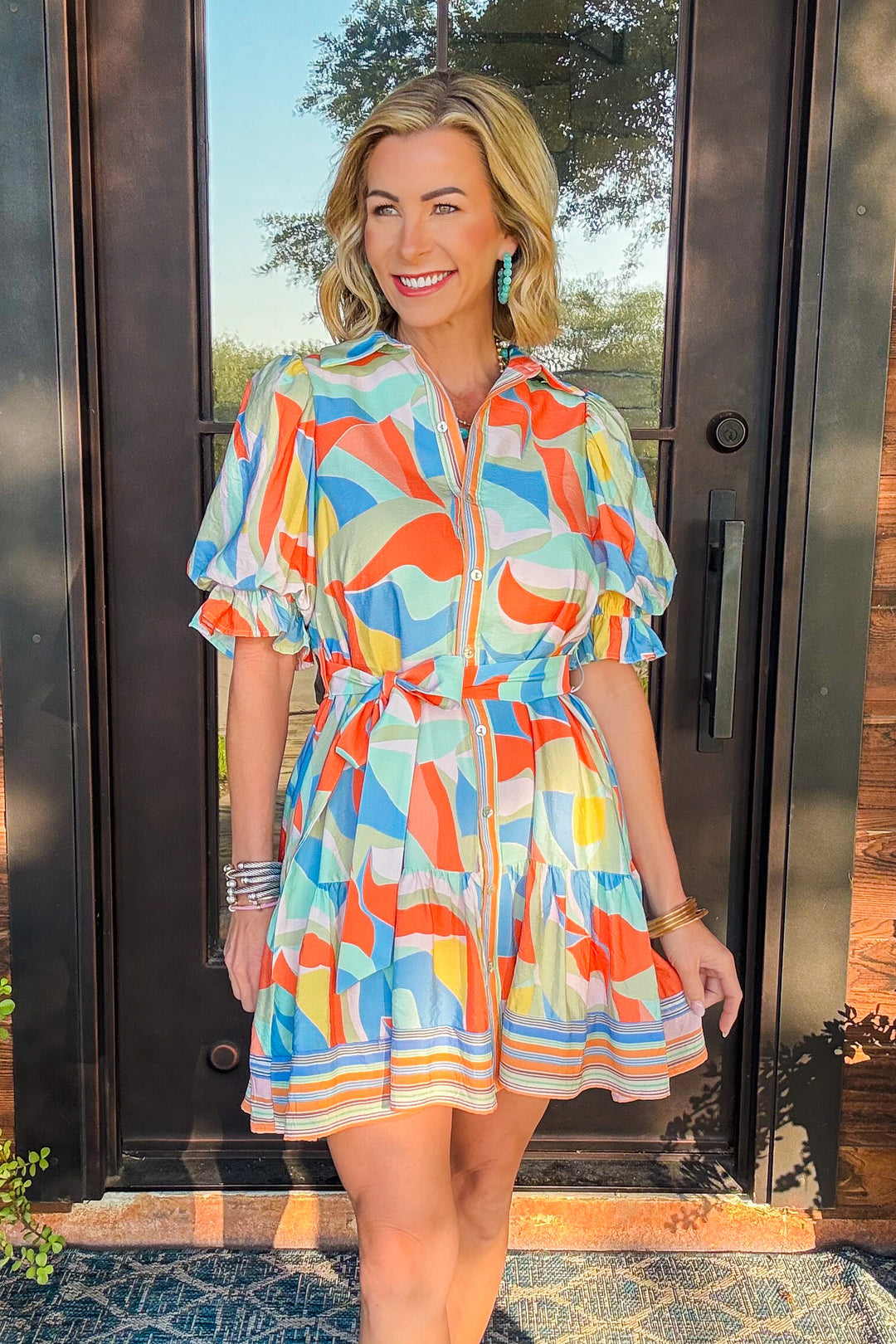 The Mosaic Mini Dress