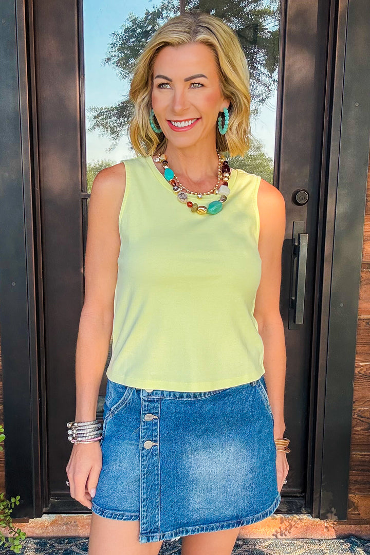 Dear John Jett Tank – Yellow