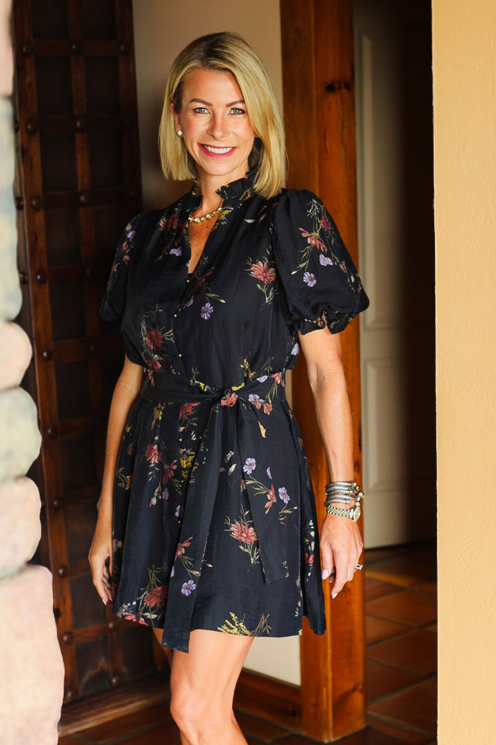 The Midnight Meadow Mini Dress