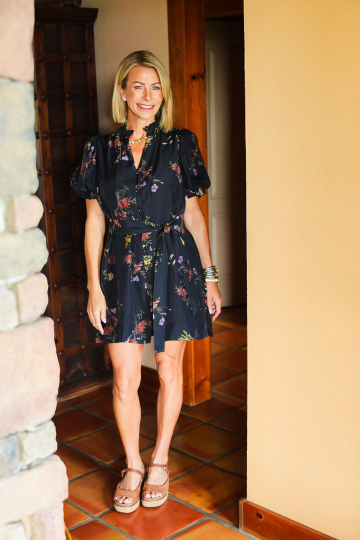 The Midnight Meadow Mini Dress