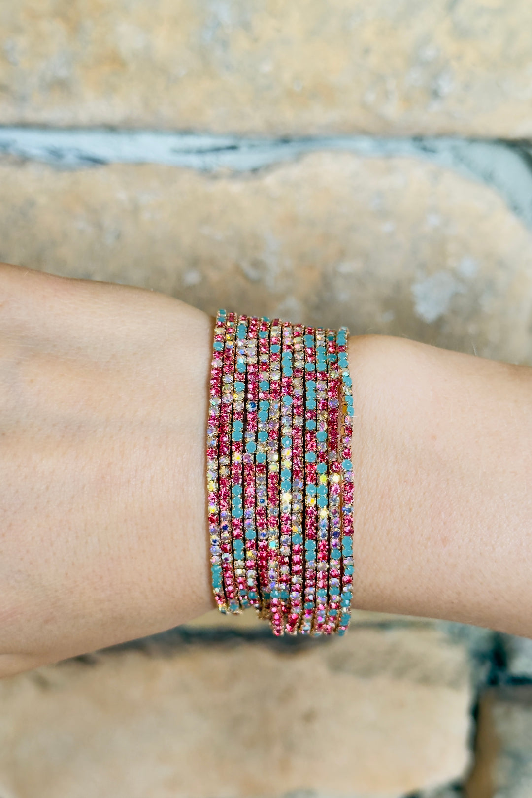 The Seaside Sparkle Stretch Bracelet Set