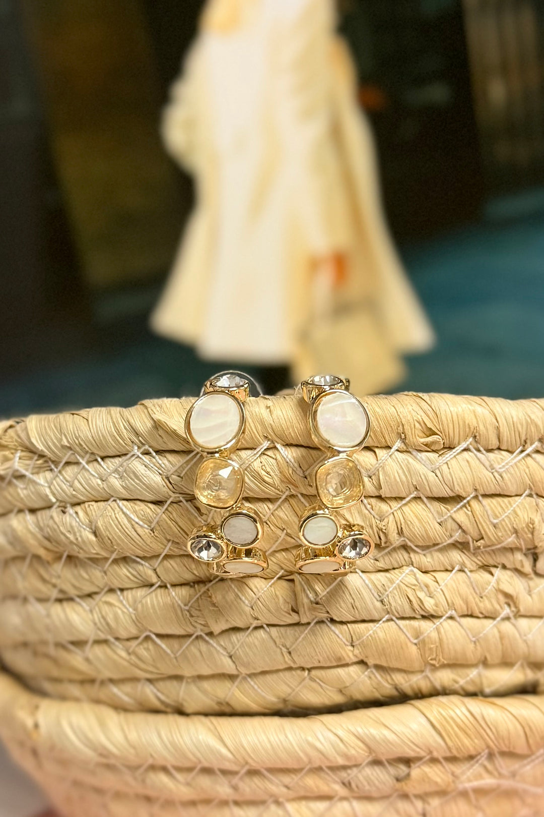 The Marbella Textured Hoop Earring