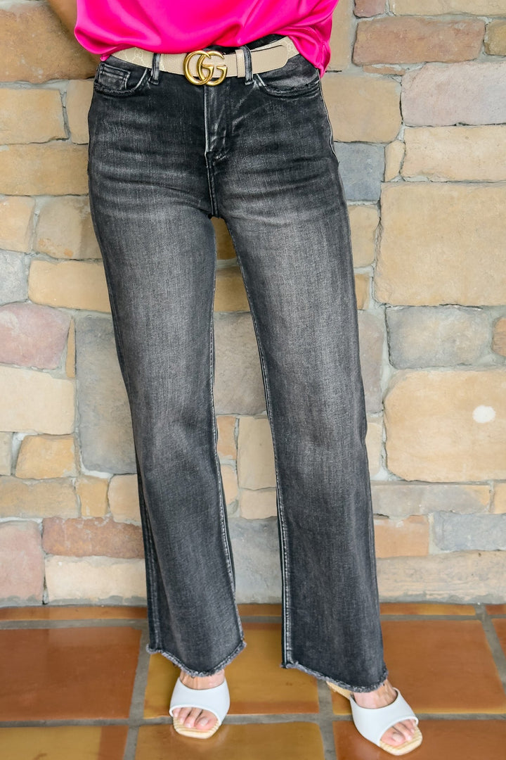 Mica High Rise Wide Leg – Hunter