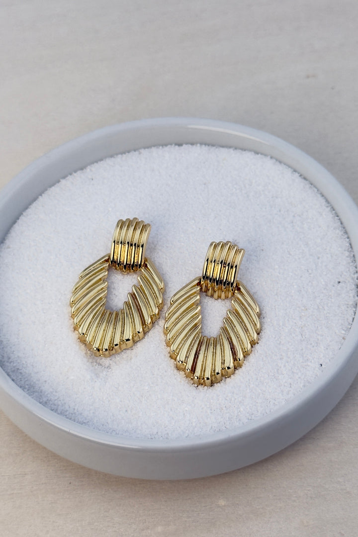 The Valencia Gold Statement Earrings