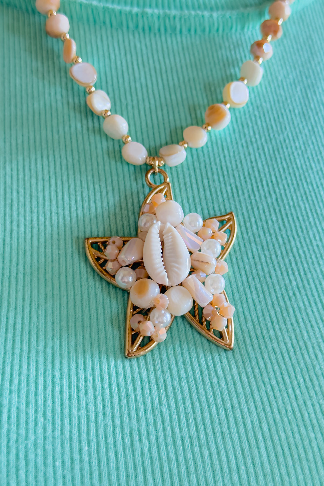 The Coastal Shell Star Necklace