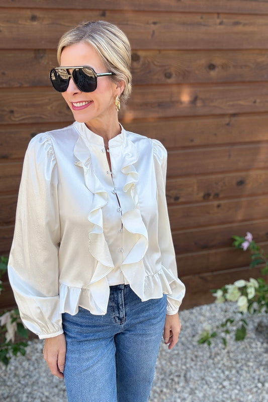 Luna Ruffle Top