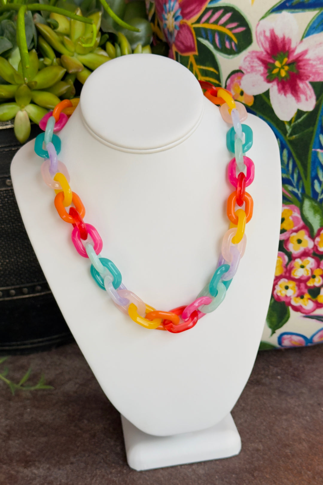 The Sunset Links Necklace – Confetti