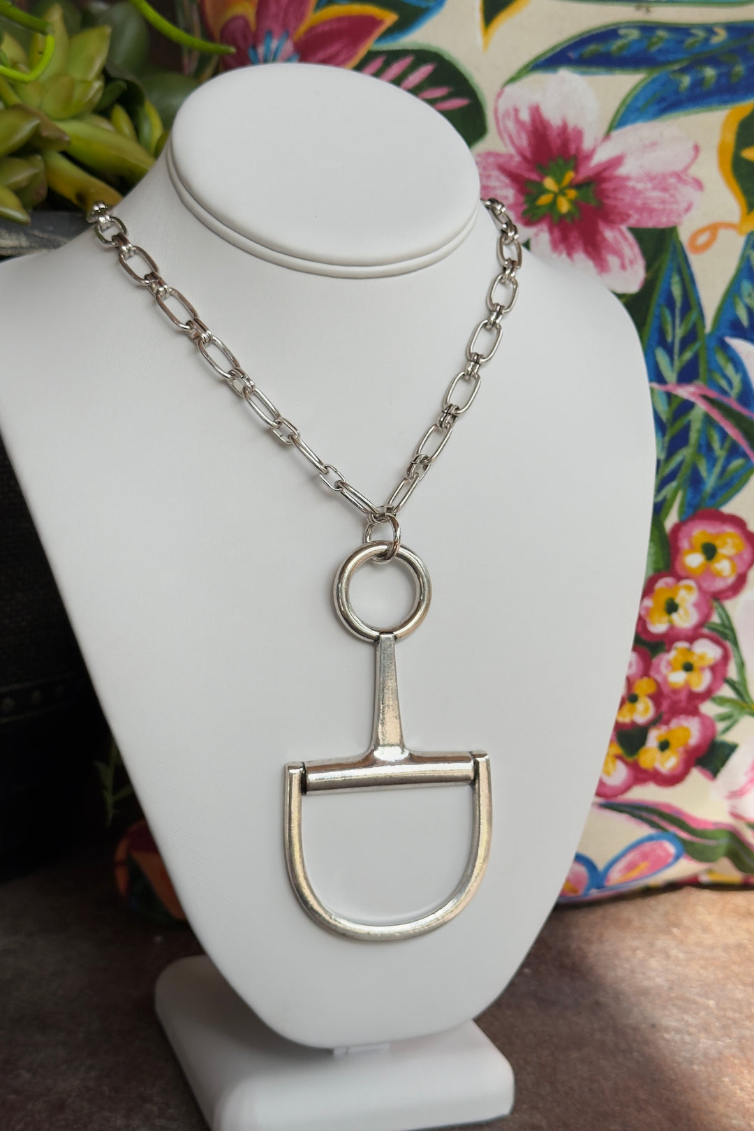 The Aspen Bit Necklace – Silver