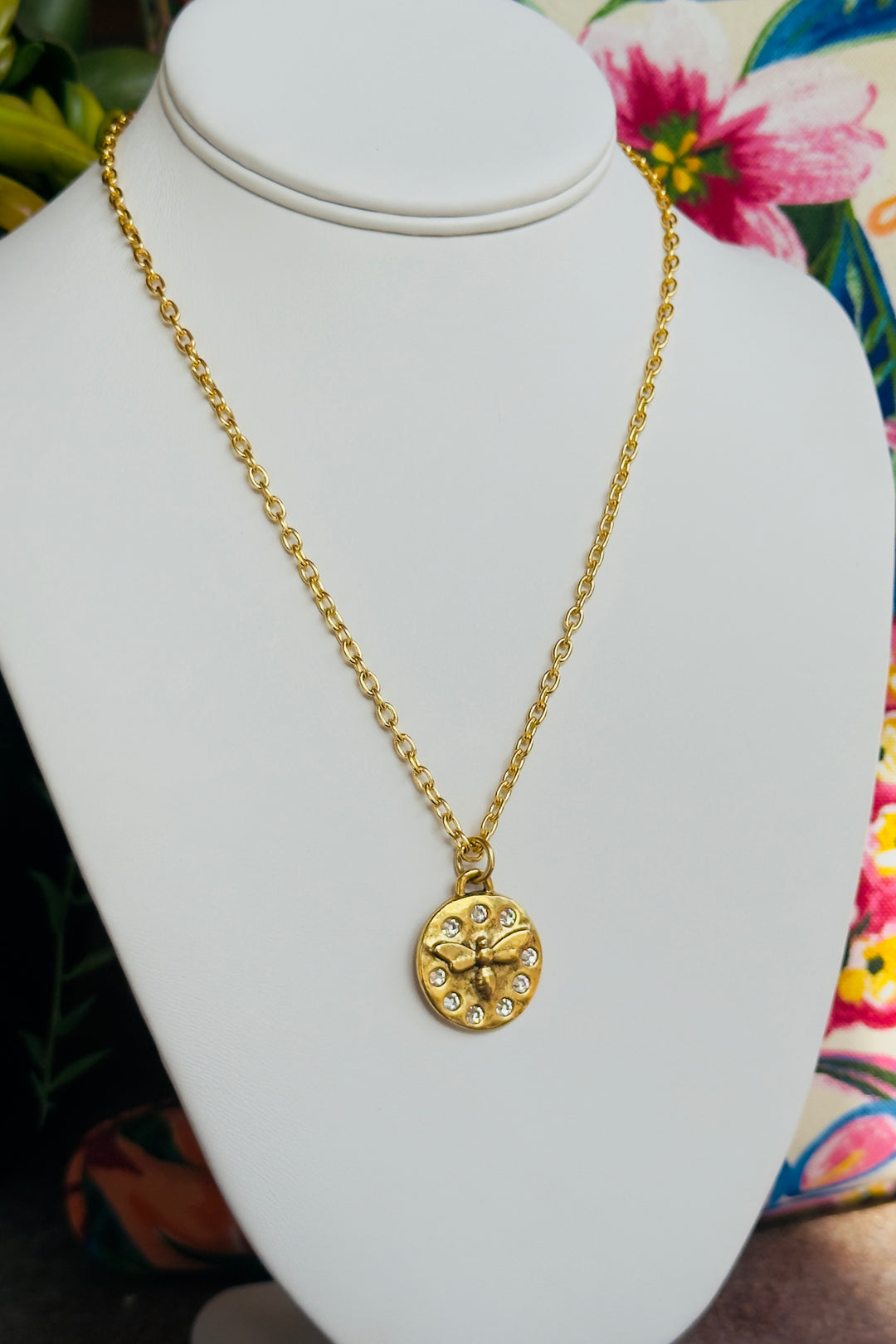 The Bar E Honey Bee Necklace