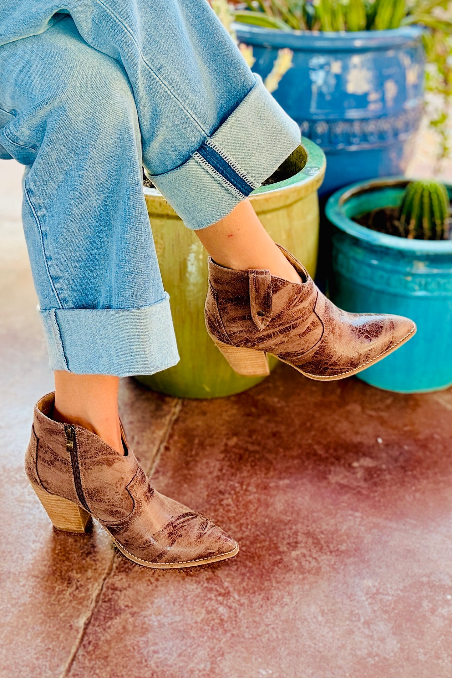 Corky's Bar Hopping Taupe Booties