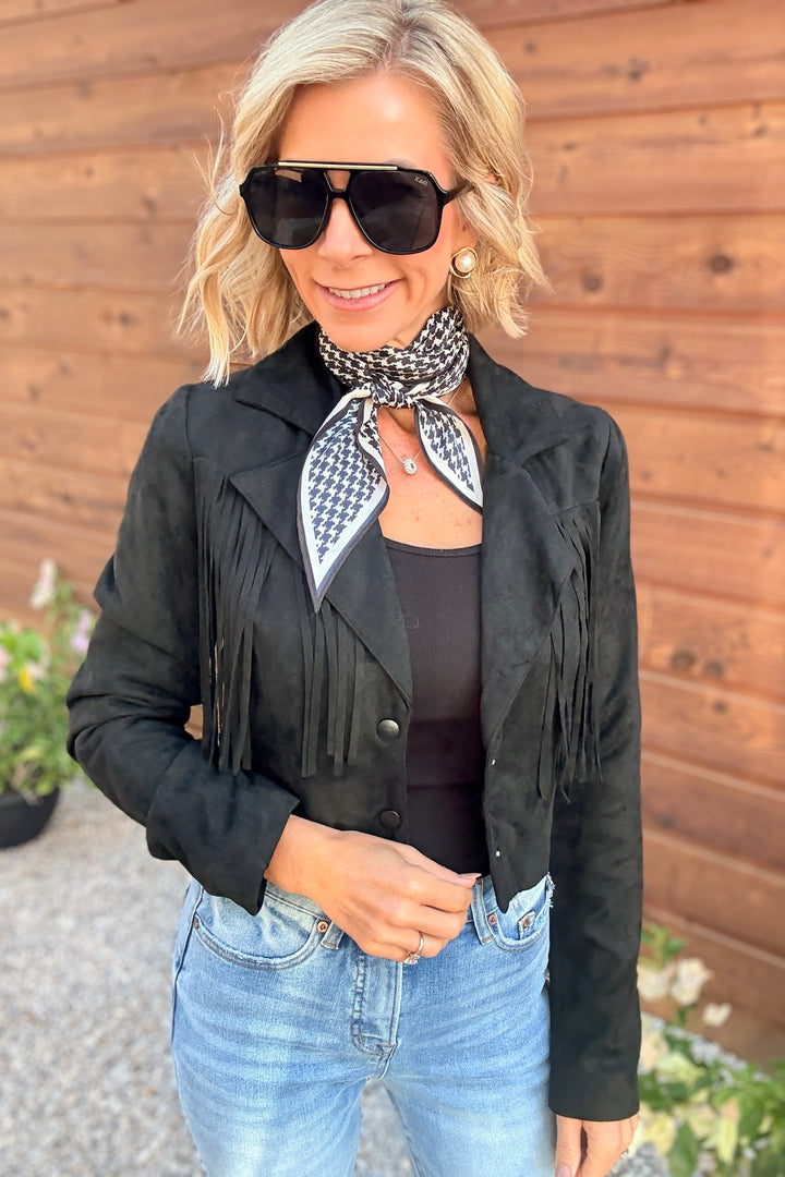 Midnight Fringe Jacket