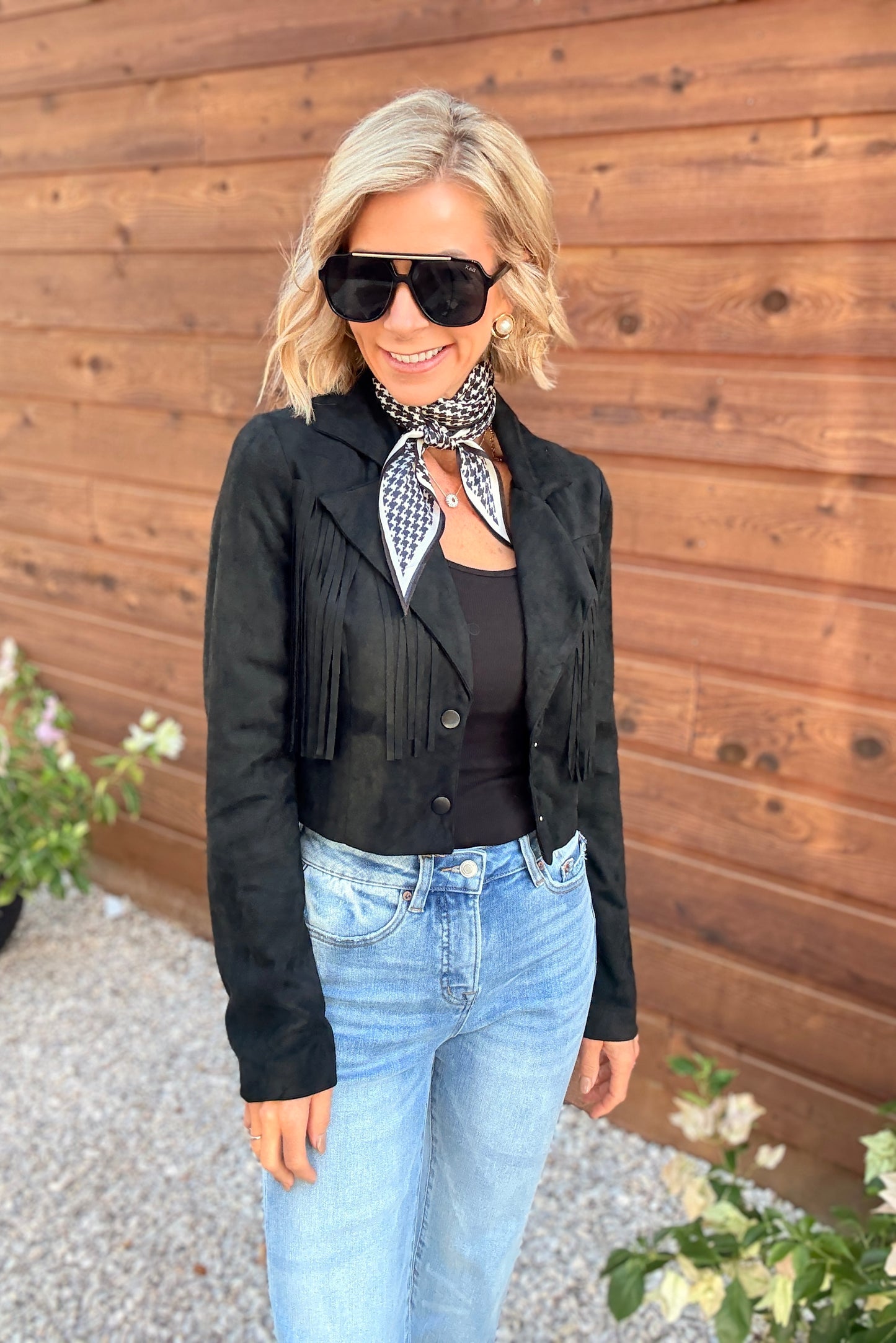 Midnight Fringe Jacket