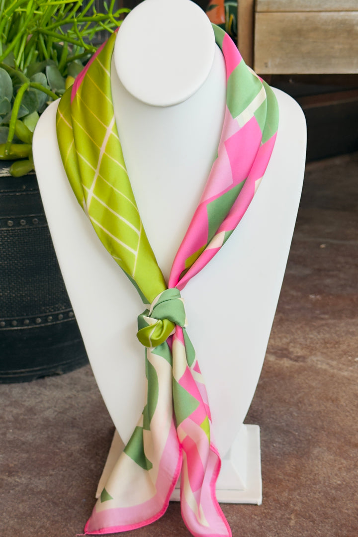 The Palm Springs Silk Scarf