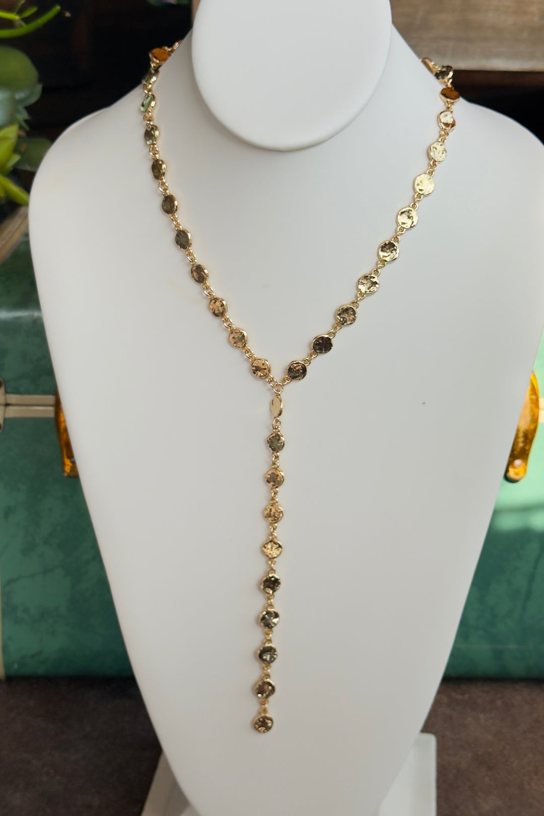 The Charlotte Lariat Necklace – Gold