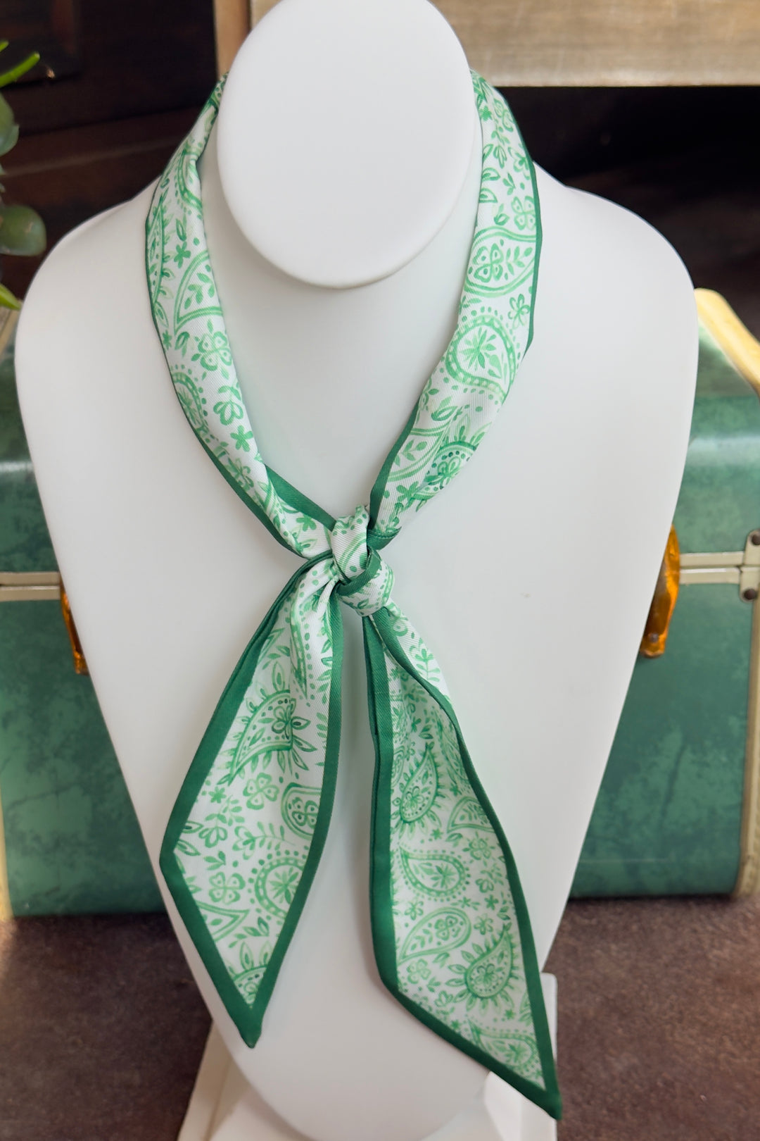 The Ranch Bandana Twilly – Green