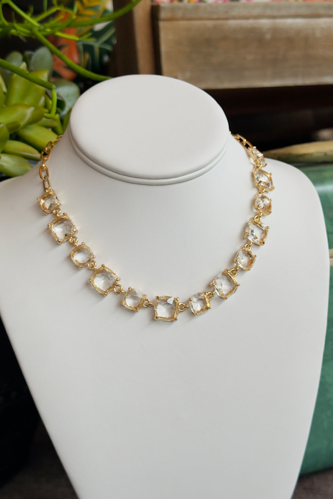 The Luna Statement Necklace – Crystal