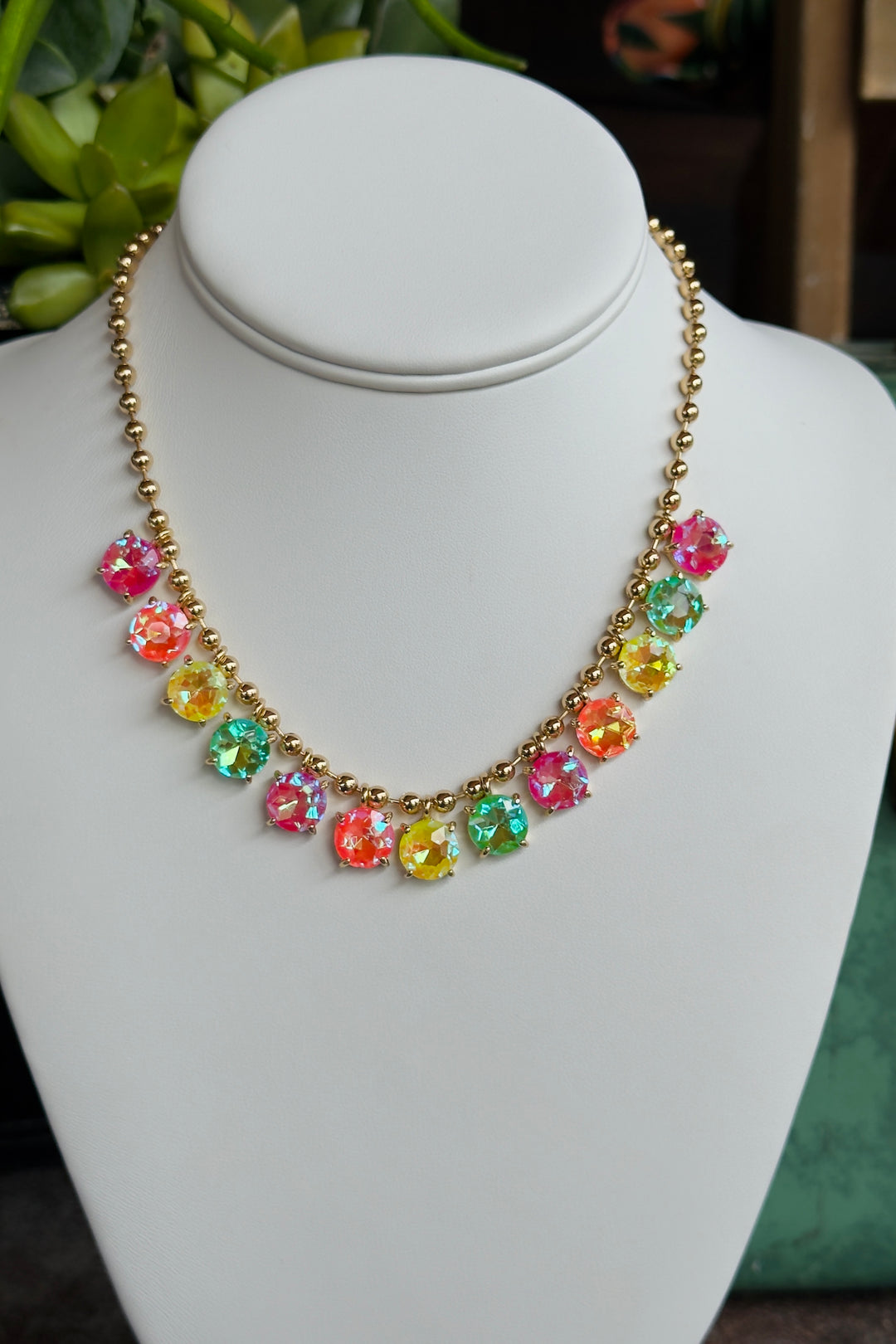 The Cori Crystal Necklace – Summer Pop