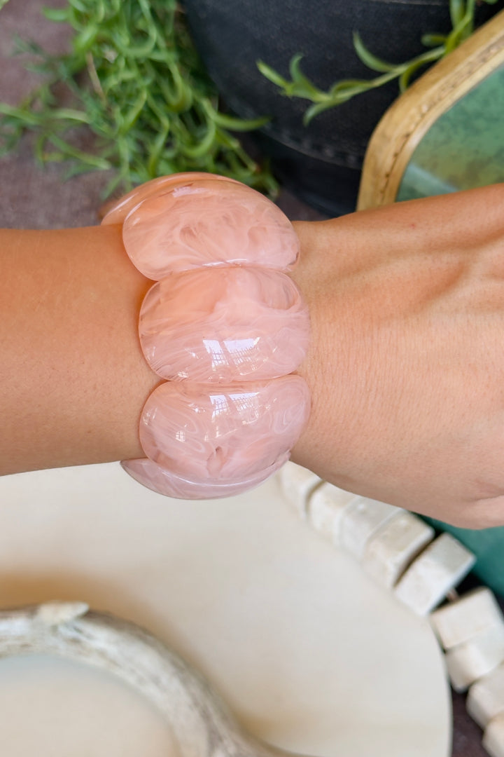The Laguna Cuff Bracelet – Salmon