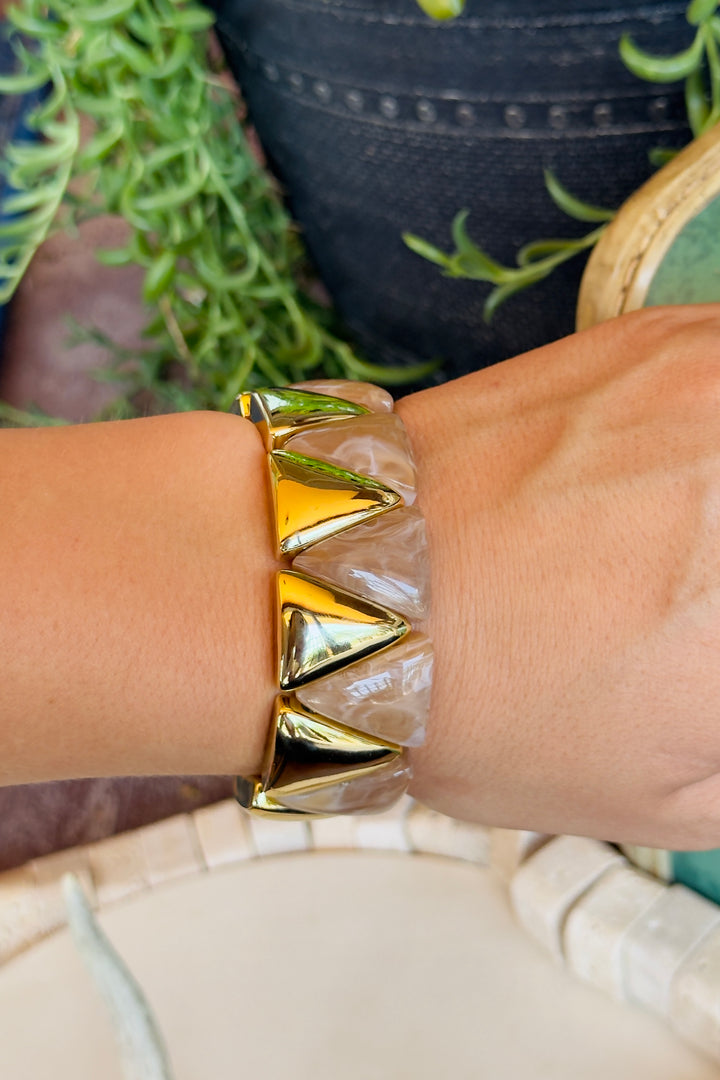 The Blair Stretch Bracelet – Sand