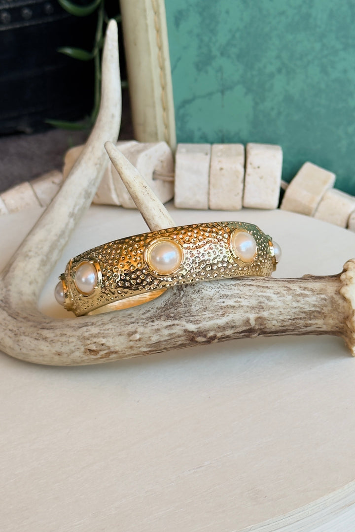 The Marbella Cuff Bracelet – Pearl