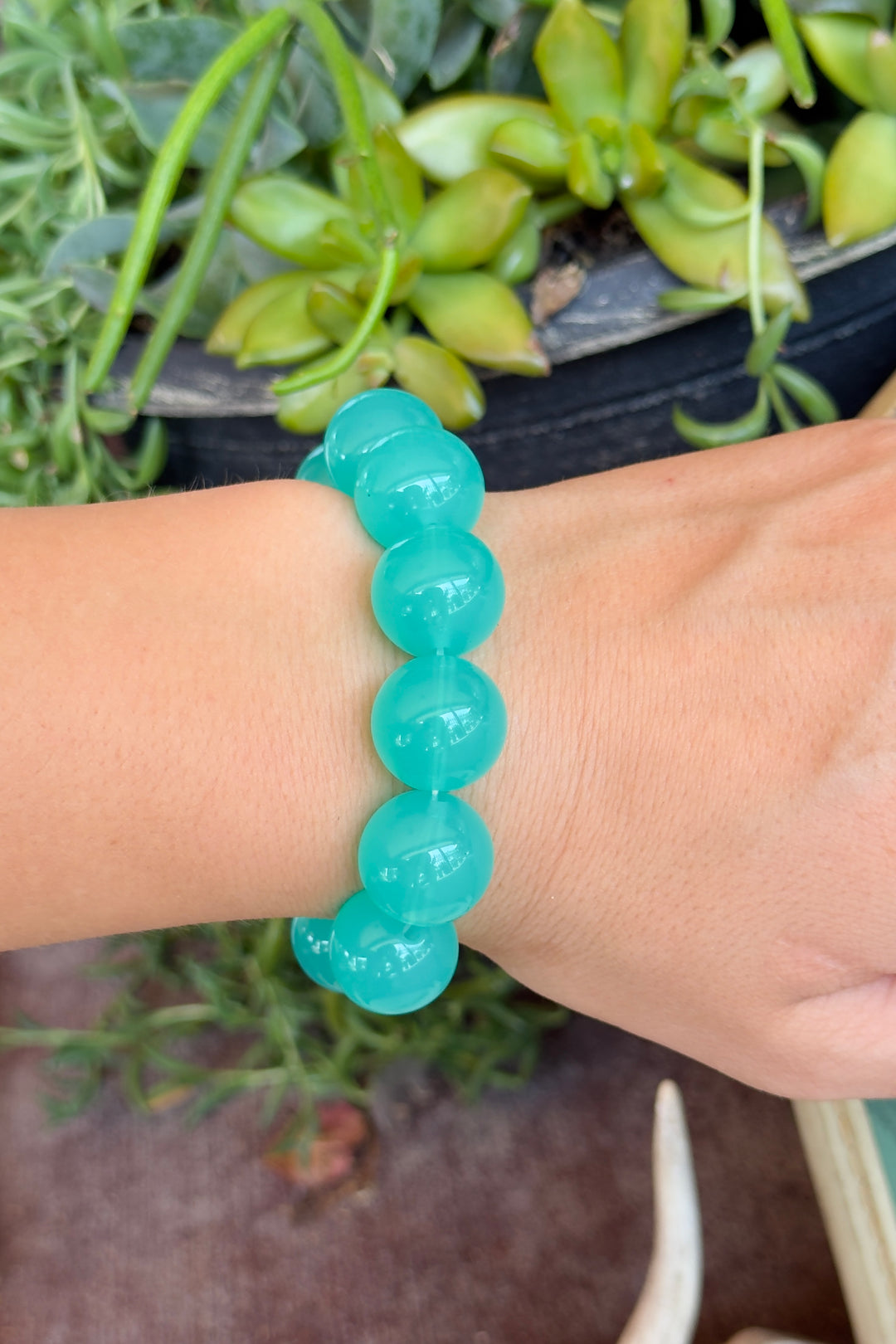 The Paloma Beaded Bracelet – Teal