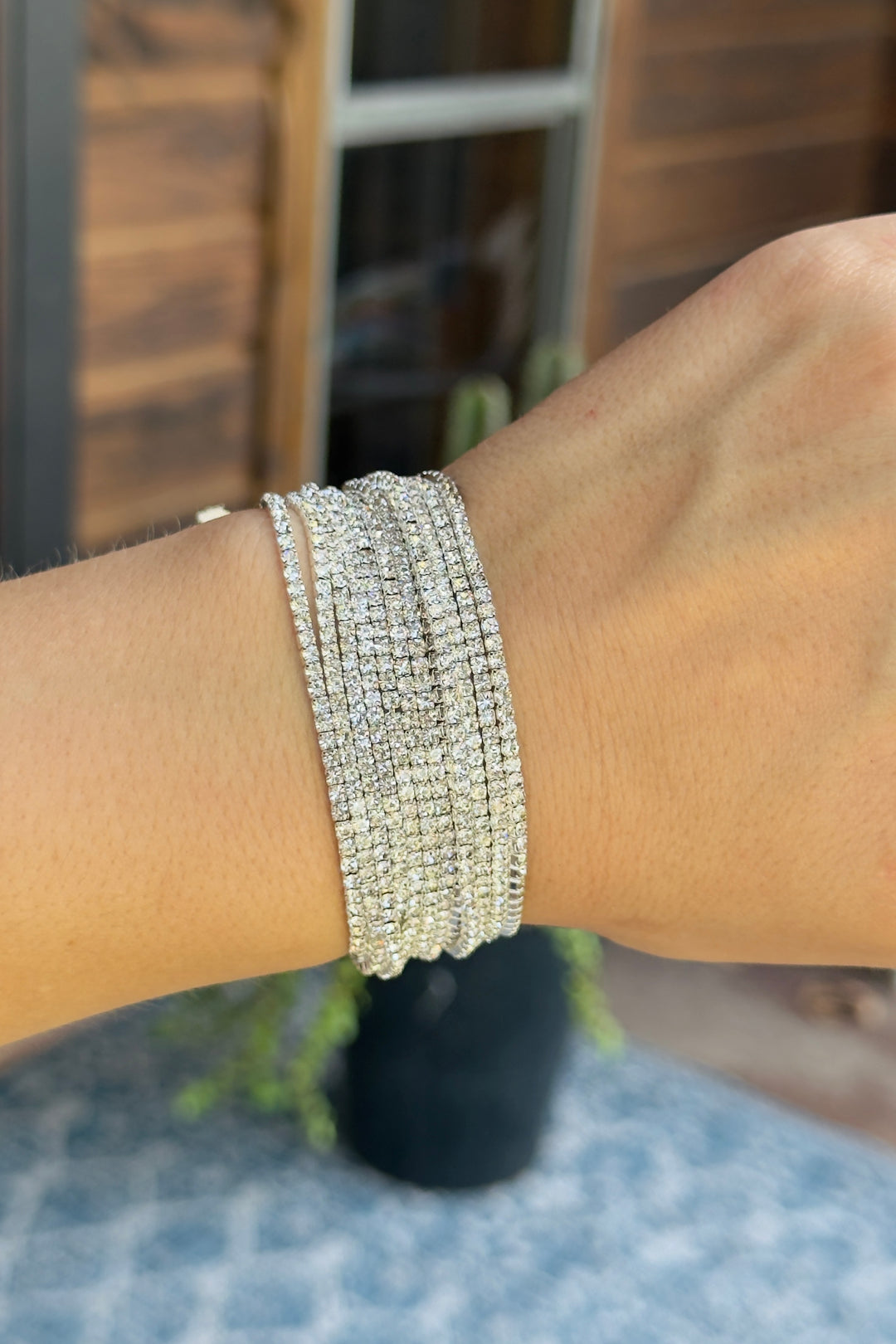 The Starlight Wrap Bracelet – Silver Crystal