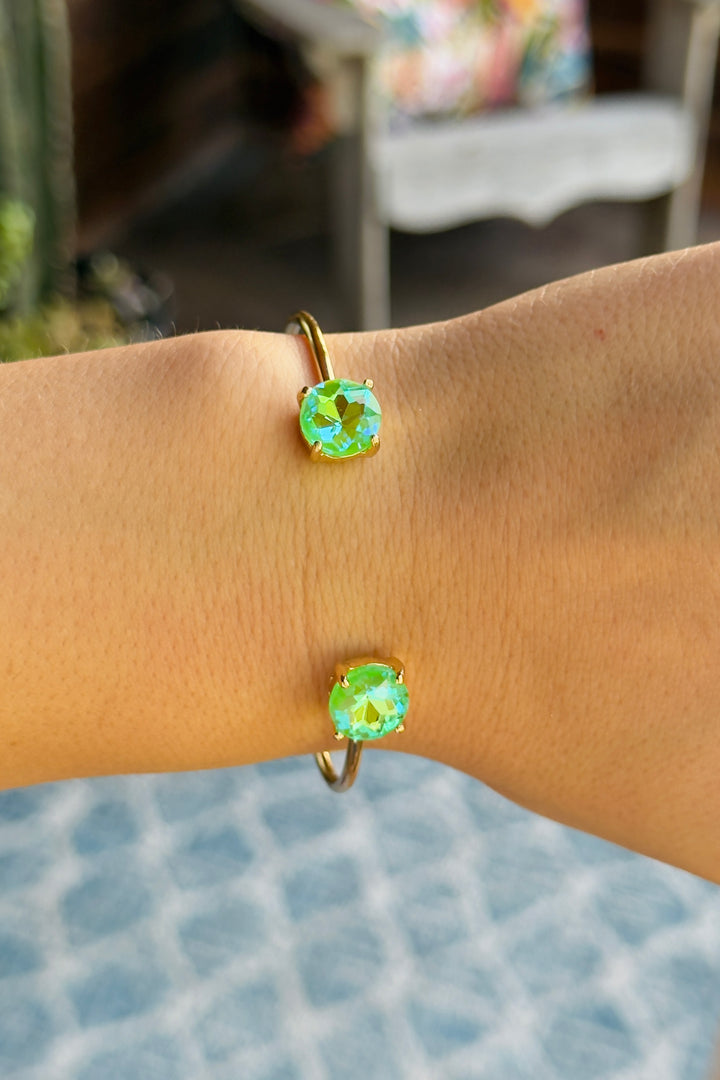 The Solara Cuff Bracelet – Electric Lime