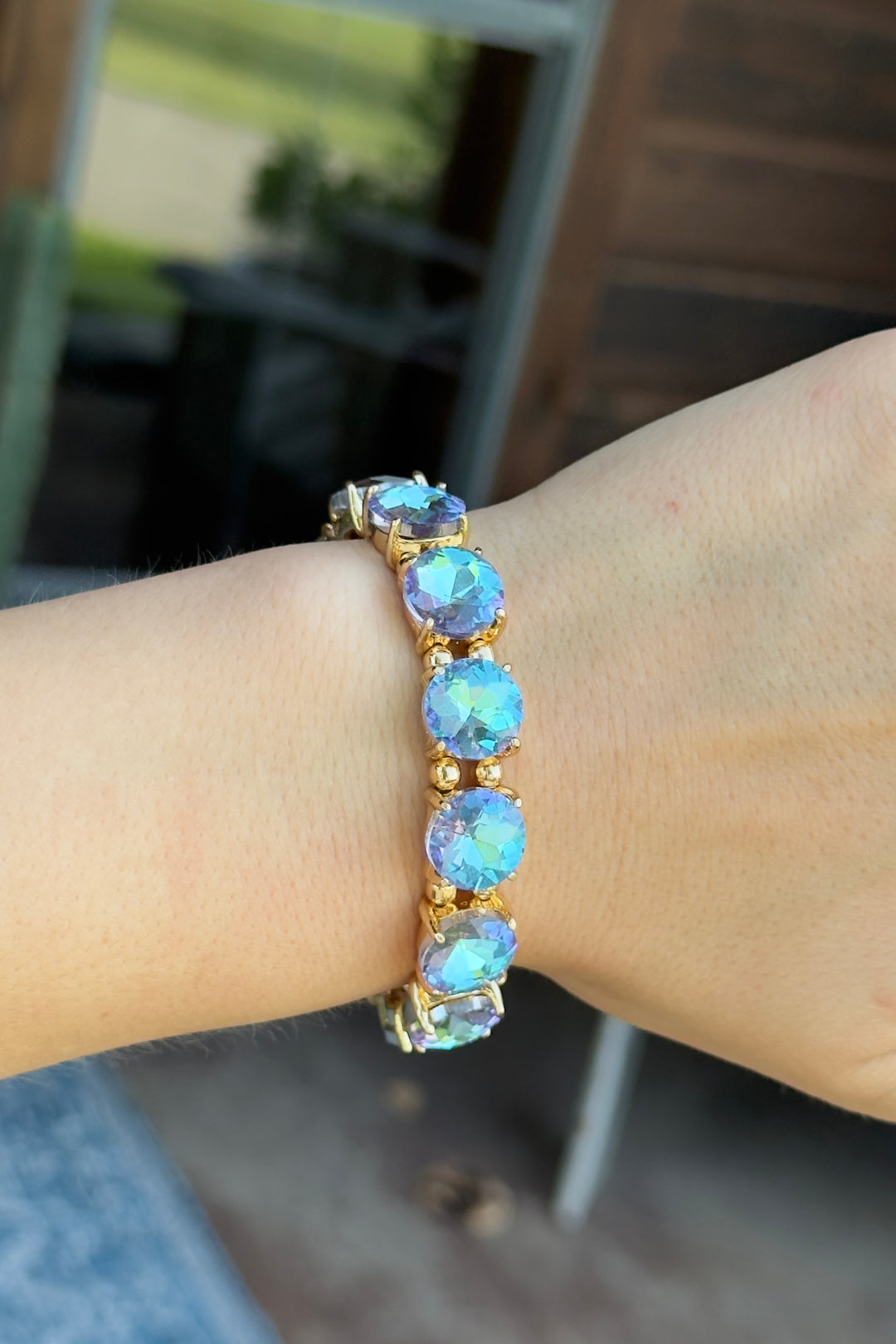 The Radiance Stretch Bracelet – Periwinkle