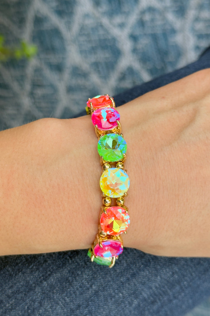 The Radiance Stretch Bracelet – Electric Multicolor