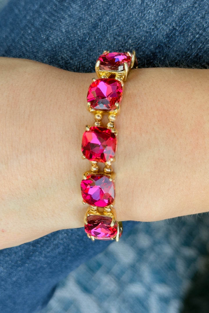 The Radiance Stretch Bracelet – Ruby