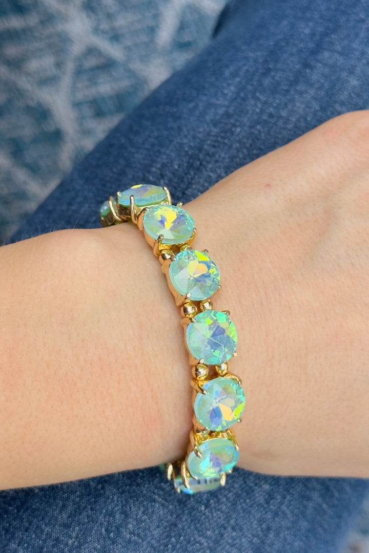 The Radiance Stretch Bracelet – Sea Glass