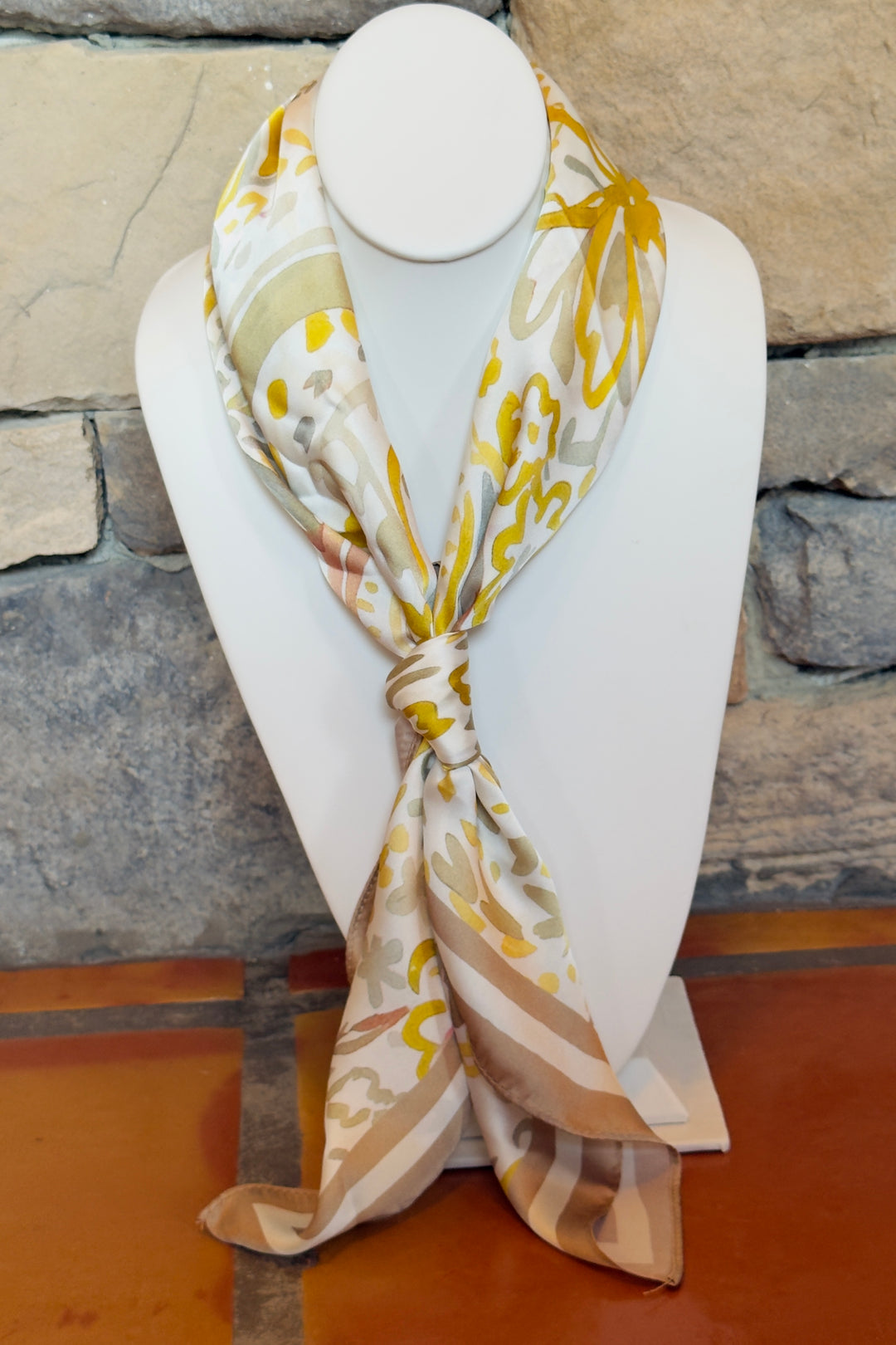 The Meadow Bloom Silk Scarf