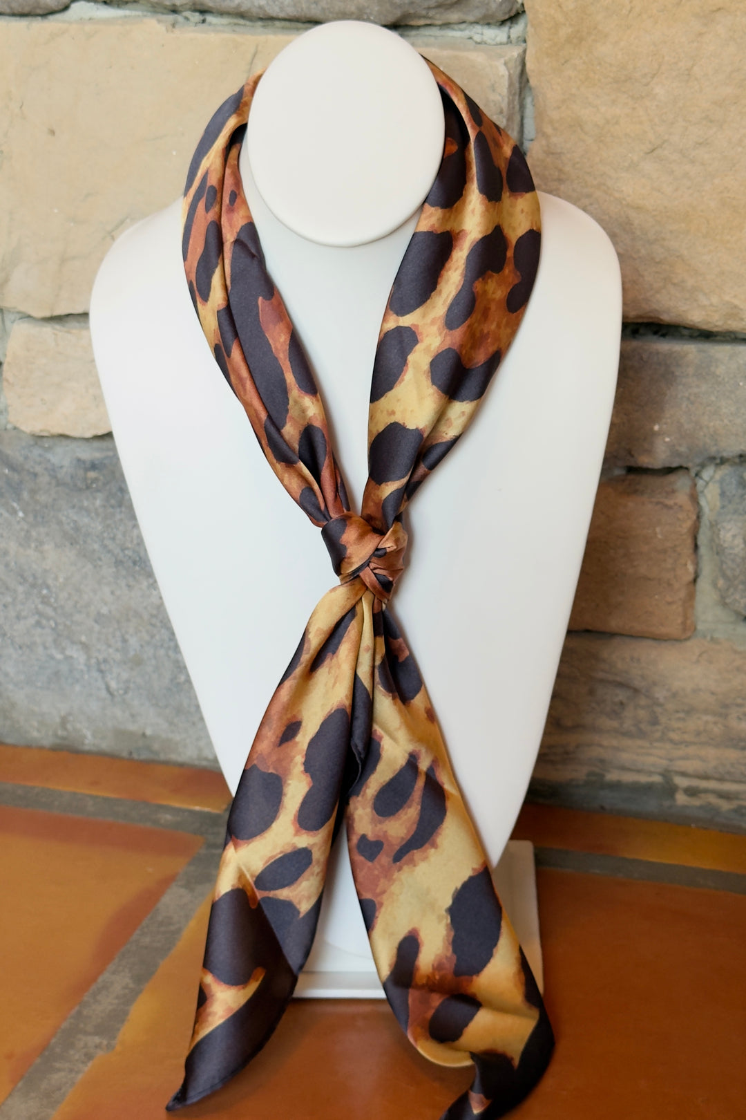 The Wild Silk Scarf – Leopard