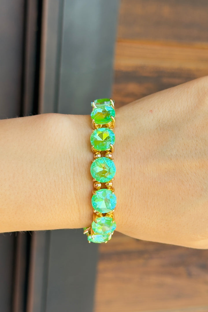 The Radiance Stretch Bracelet – Electric Lime