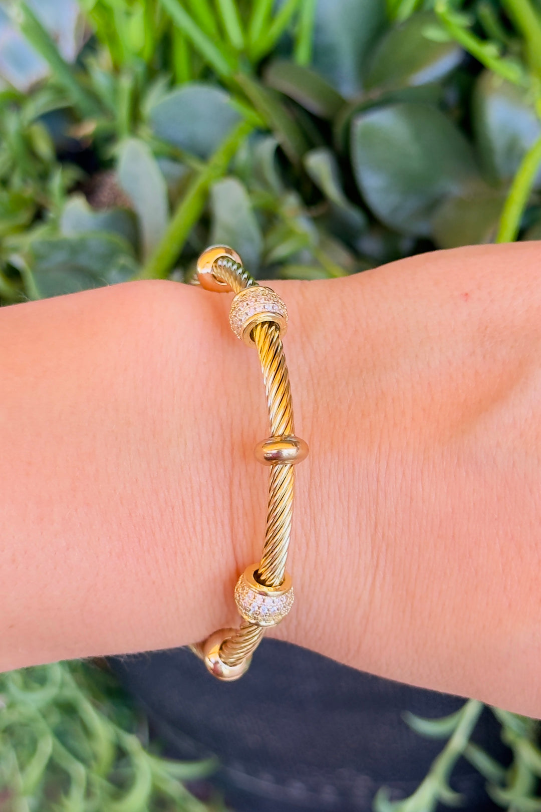 The Hudson Cable Cuff Bracelet – Gold