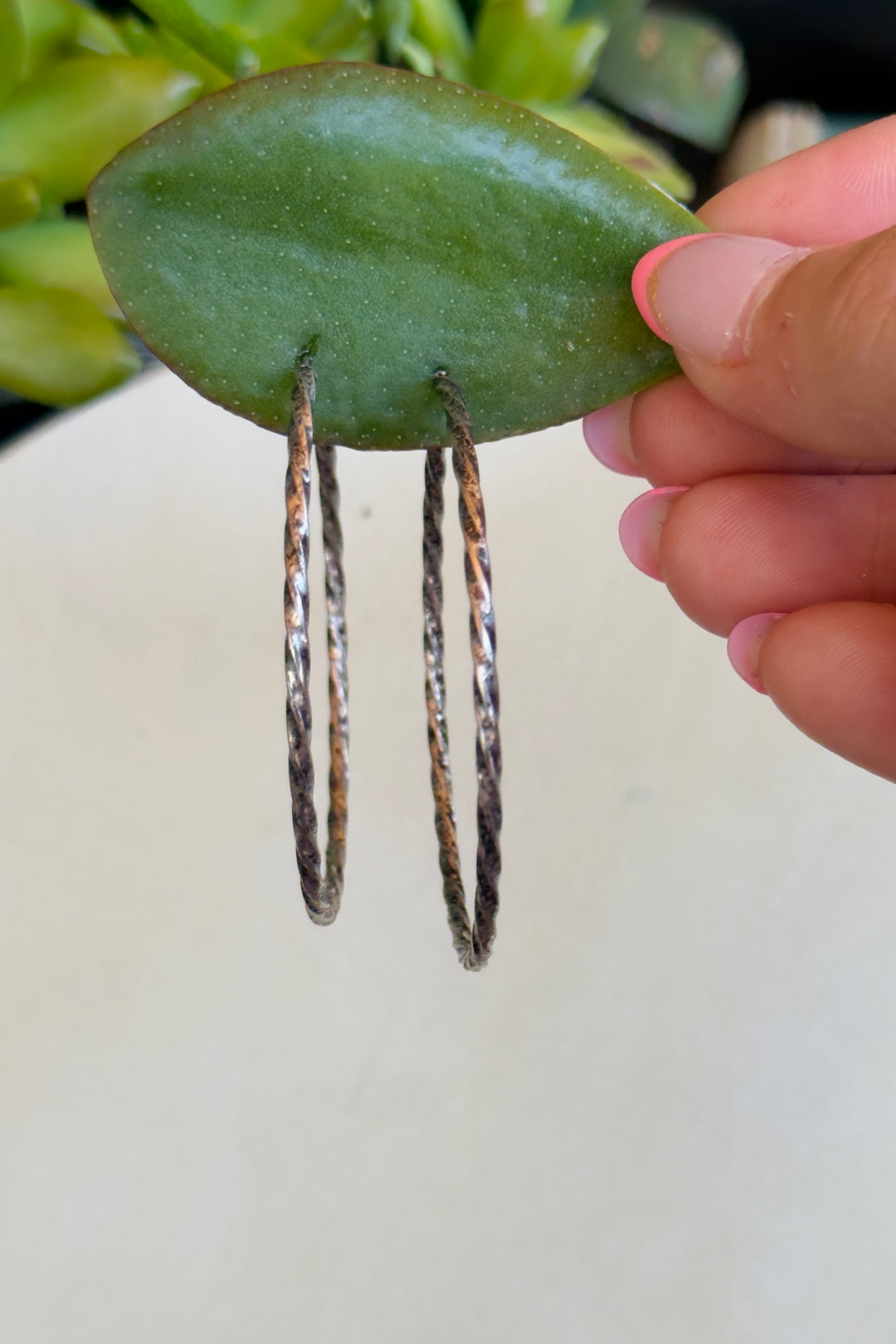 The Sterling Twist Hoop Earrings