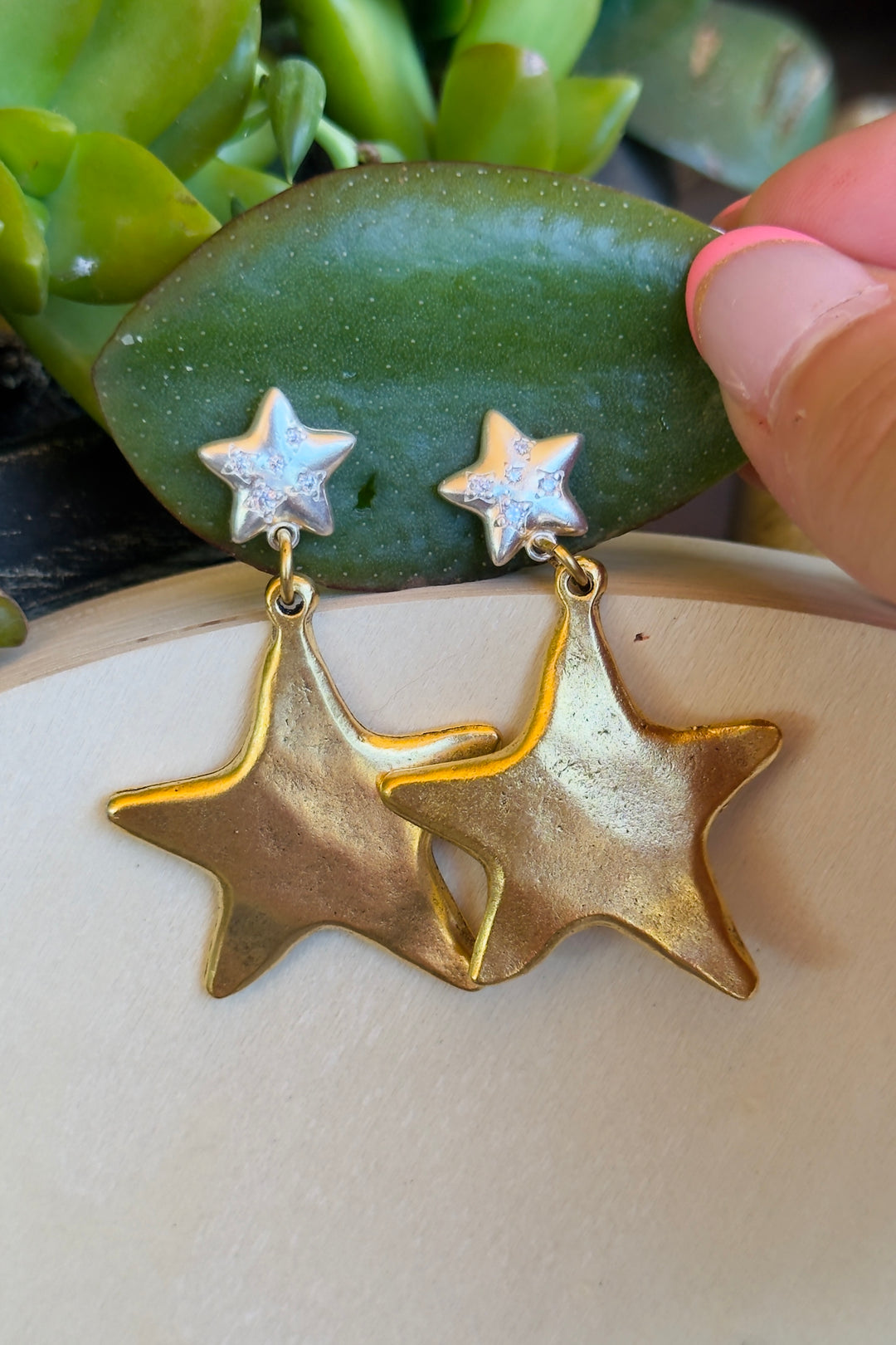 The Bar E Starlight Earrings