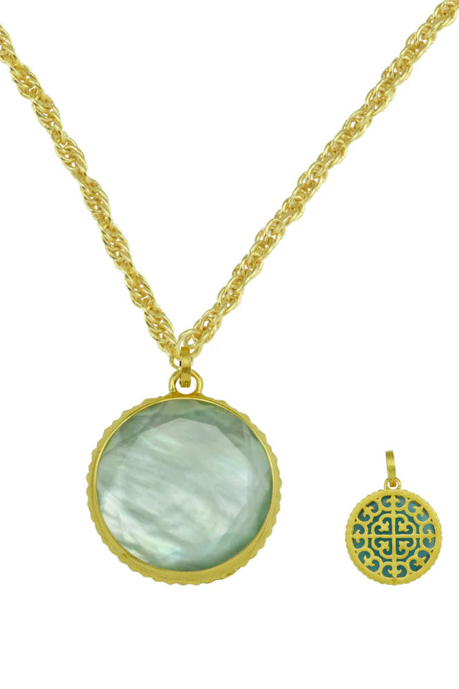 Betty Carre Amalfi Lux Necklace - Aqua Mist