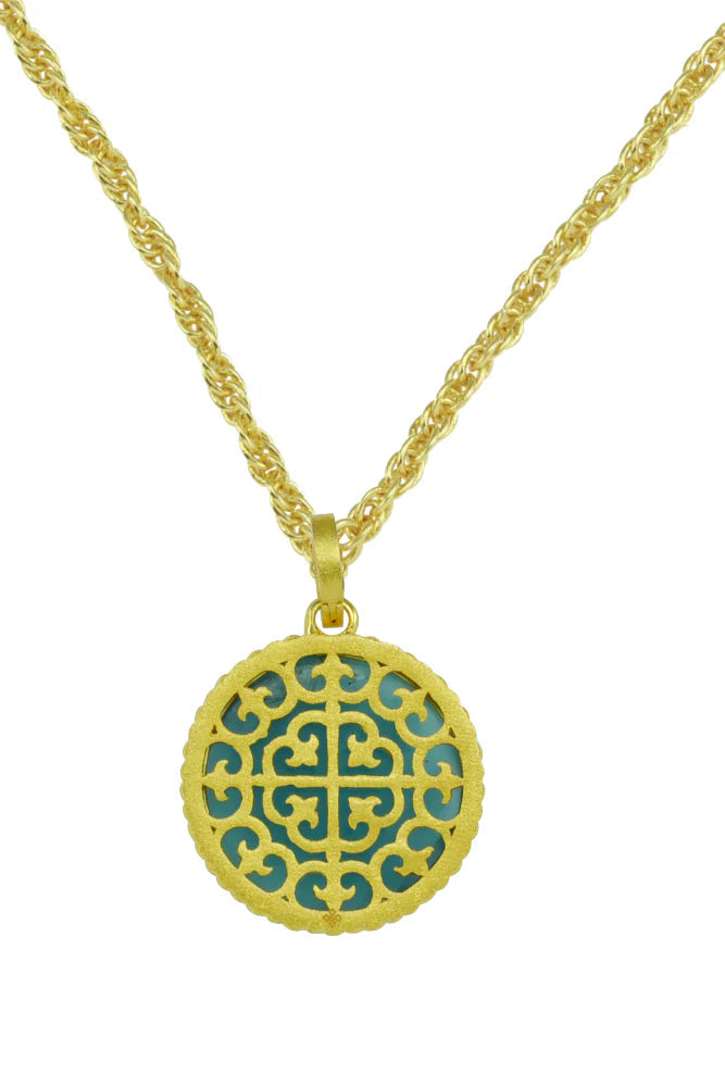 Betty Carre Amalfi Lux Necklace - Aqua Mist