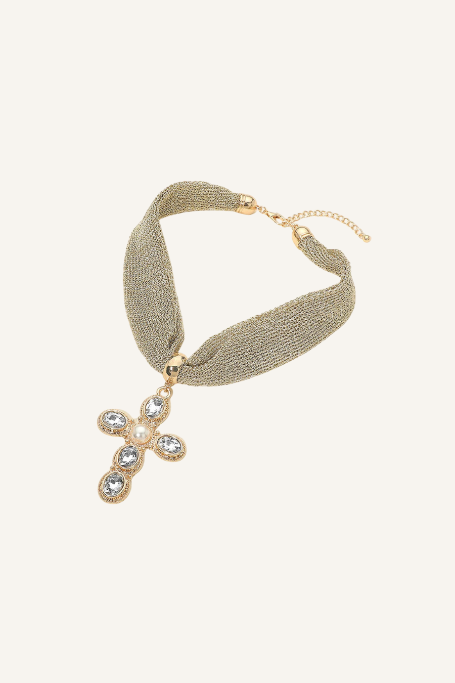 The Grace Cross Statement Necklace