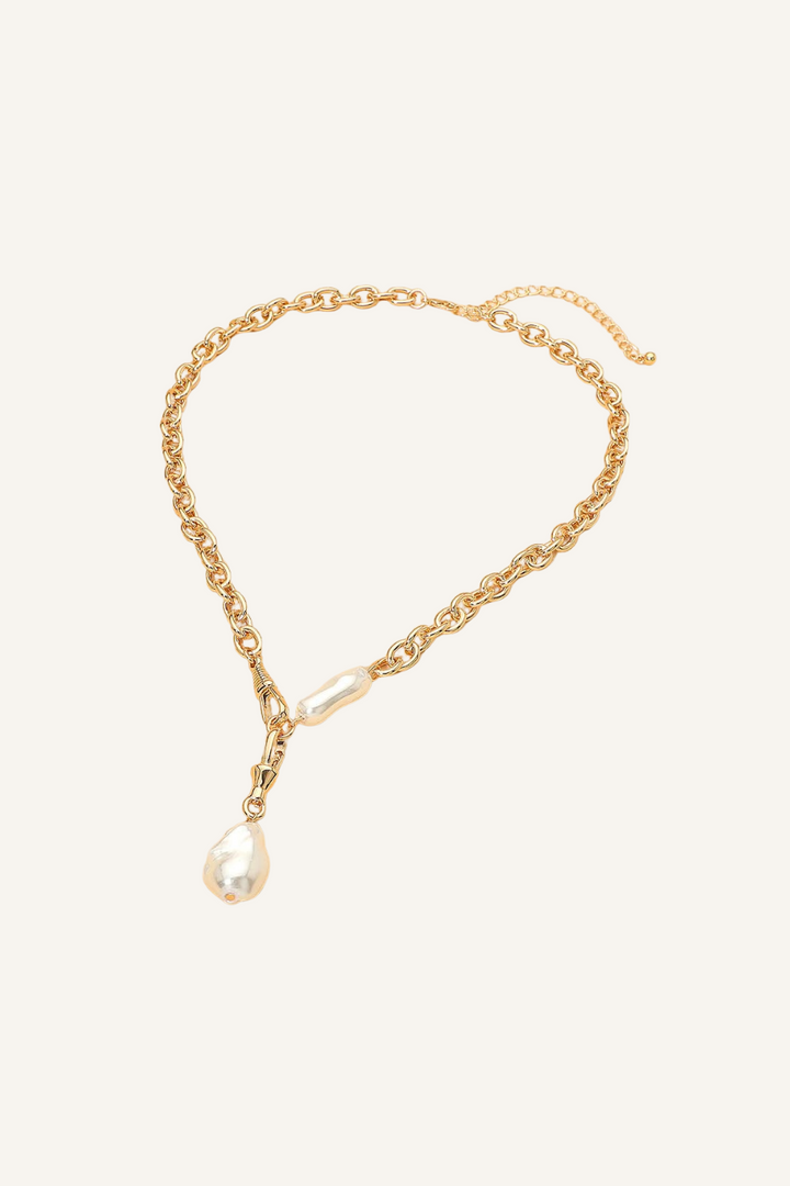 The Blaire Pearl Drop Necklace