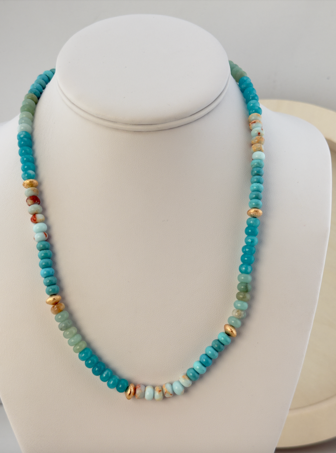 The Arlo Stone Necklace – Turquoise Mix