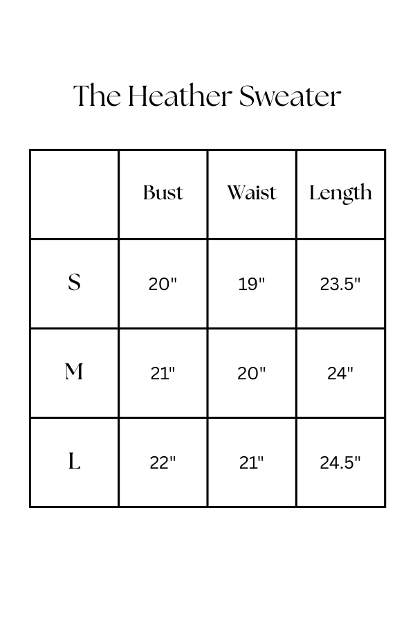 The Heather Sweater